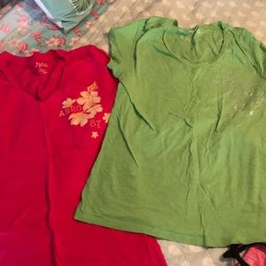 Aeropostale graphic tees set of two